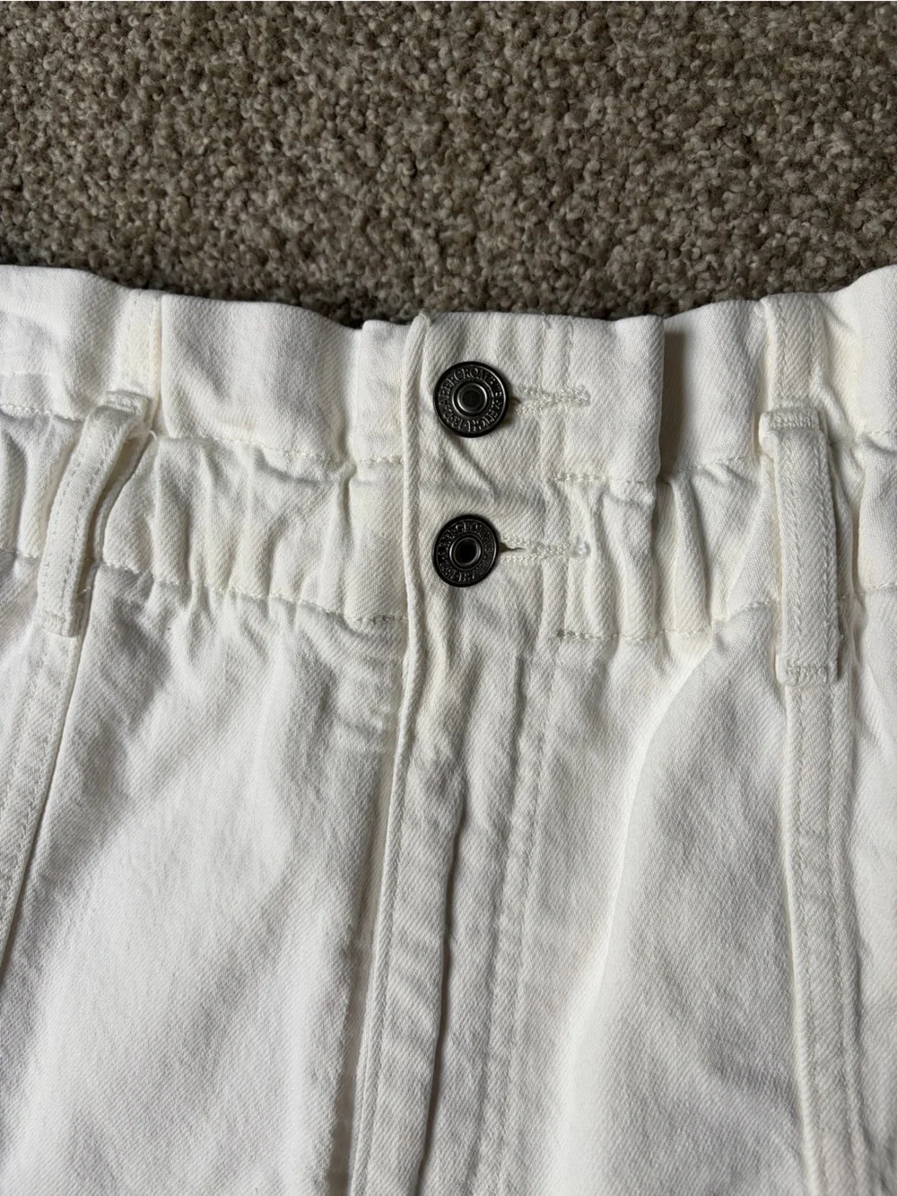 Abercrombie Paperbag Denim Shorts